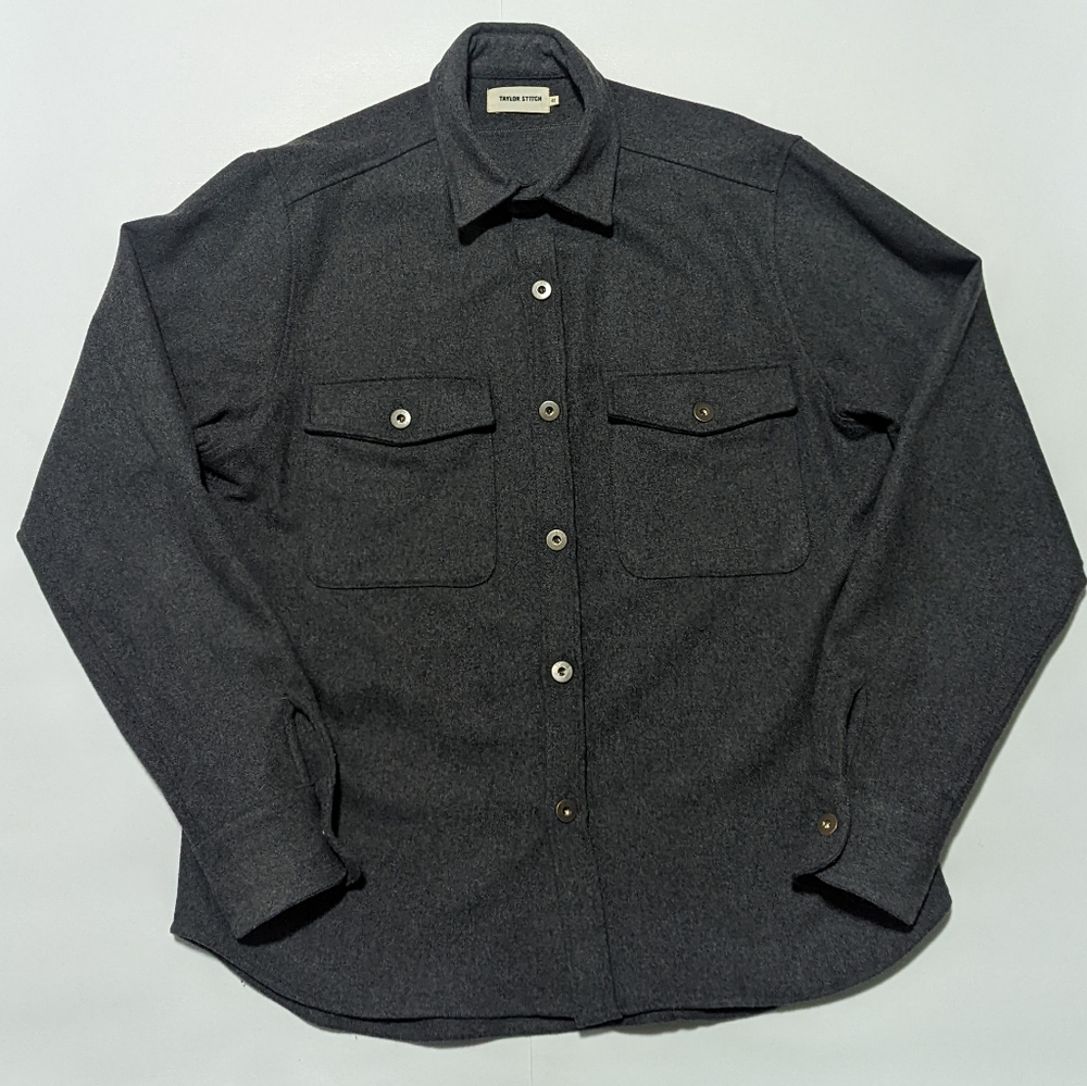 Men's Taylor Stitch 42 (L) Gray The Explorer's Shirt Jacket
